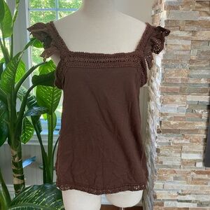 Button tank 🤎 cottagecore / fairycore